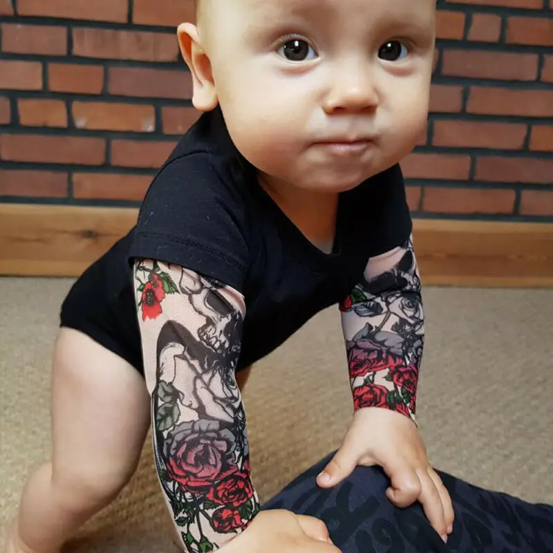 Toddler Newborn Infant Baby Girl Boys Shirt Clothes Set Romper Jumpsuit Rose Tattoo Sleeve T Shirt Match Clothes Outfit Set T Shirts Aliexpress