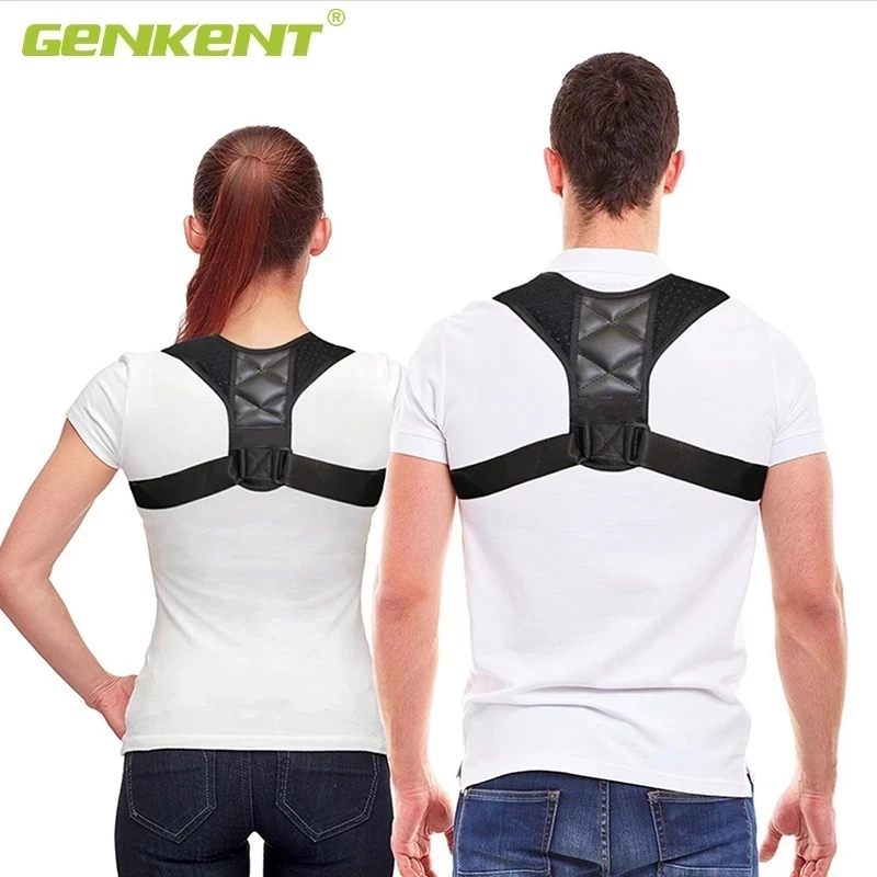  Posture Corrector - Fully Adjustable Breathable Clavicle Chest  Back Support Brace for Improves Posture & Provide Lumbar Support Back Pain  Relief - Perfect for Men & Women - X Small 