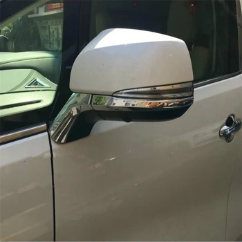 

WELKINRY For Toyota Alphard Vellfire AH30 2015 2016 2017 2018 2019 2020 chrome side wing fender rearview door mirror base trim