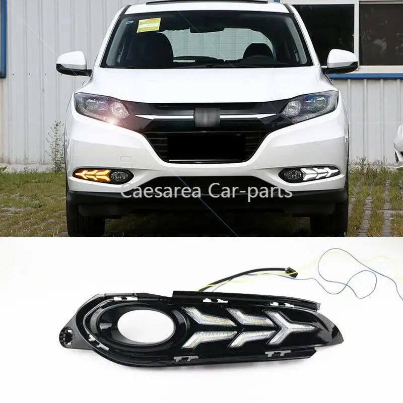 Car Daytime Running Lights DRL With Yellow Turn Signal For Ford Honda Vezel | Автомобили и мотоциклы