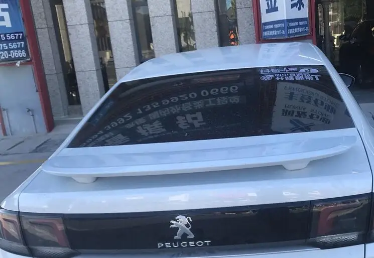 Спойлер для Peugeot 308 спойлер высокого качества из АБС пластика заднего крыла