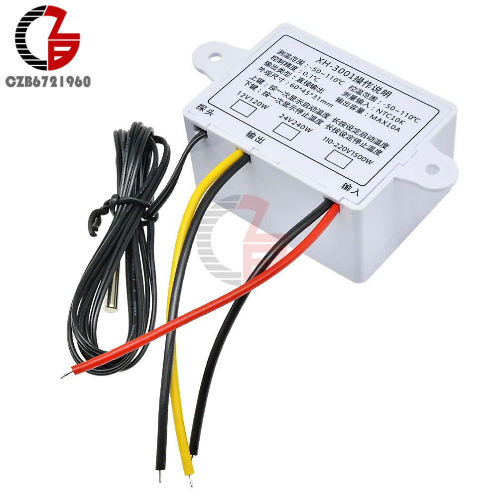 W3001 AC 110-220V изолированный регулятор напряжения цифровой термостат контроль температуры Лер инкубатор внутреннее Отопление охлаждение контроль