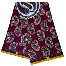 Нигерийский настоящий голландский воск африканская Ткань 6 ярдов модный дизайн в африканском стиле восковая ткань с принтом Анкара