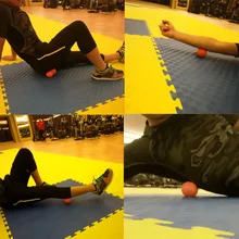 Спорт Фитнес Spiky массаж триггерной точки мяч руки назад шеи для миофасцинального расслабления боли рельефа Fasciitis ролика