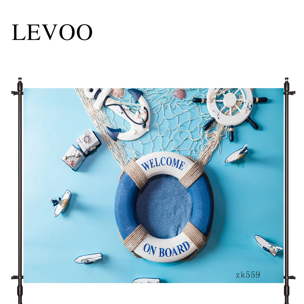 Levoo Sfondo Fotografico Blu Lifebuoy Navigazione Adventuredredream Sfondo Photobooth Photo Studio Tessuto Shoot