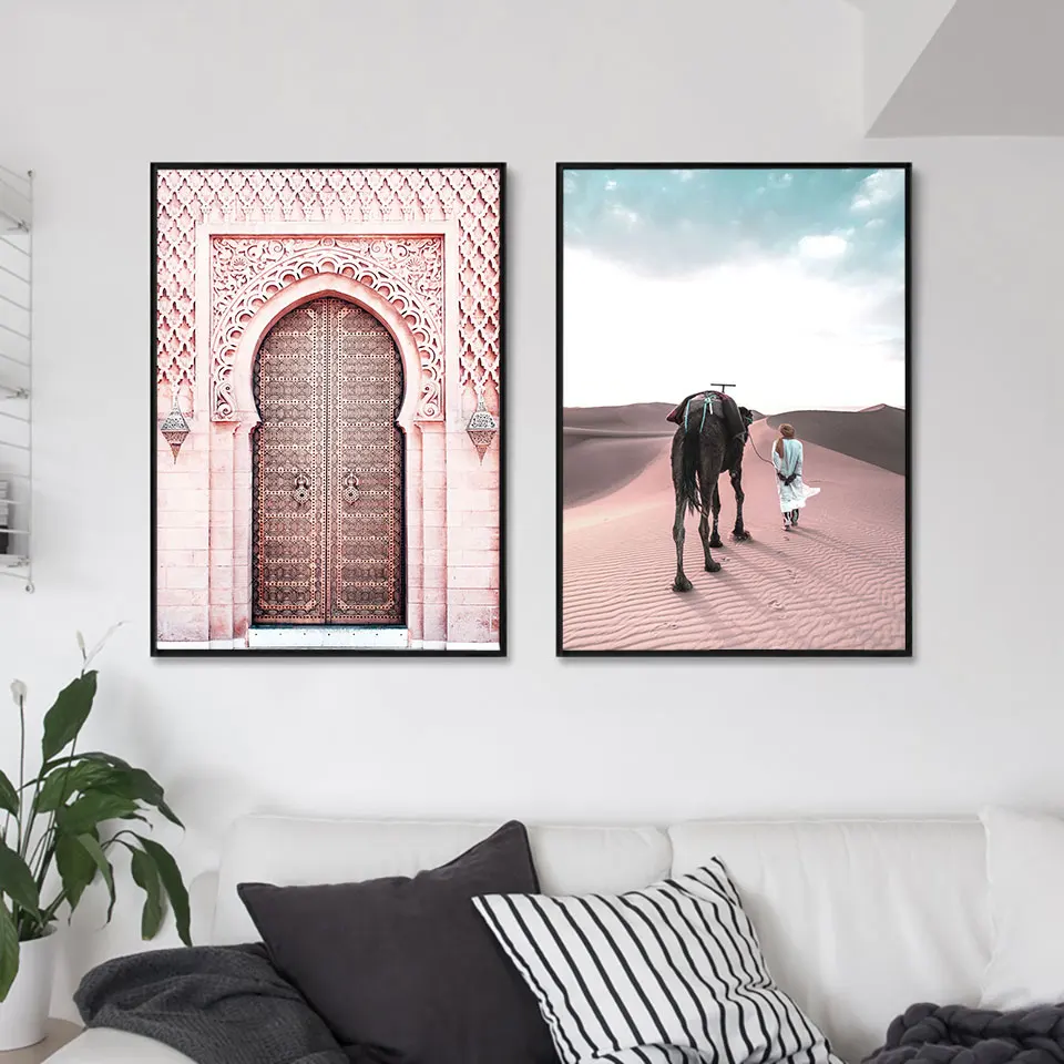 

Morocco Posters Prints Sahara Nordic Poster Islam Wall Art Modern Canvas Painting Fashion Wall Pictures For Living Room Unframe
