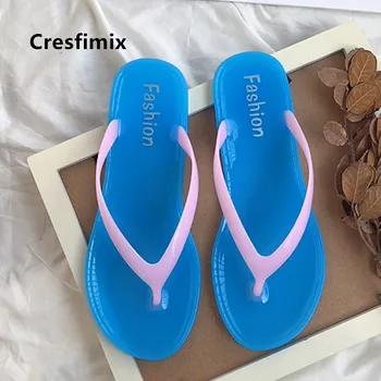 

Teenager Cute Sweet High Quality Light Weight Beach Flip Flops Women Casual Jelly Spring & Summer Flip Flops Chanclas De Mujer