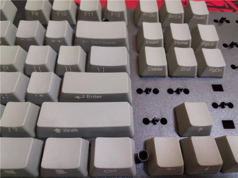 Белый серый PBT keycap набор для механической клавиатуры cherry mx OEM серый keycaps 87 и 104 ANSI