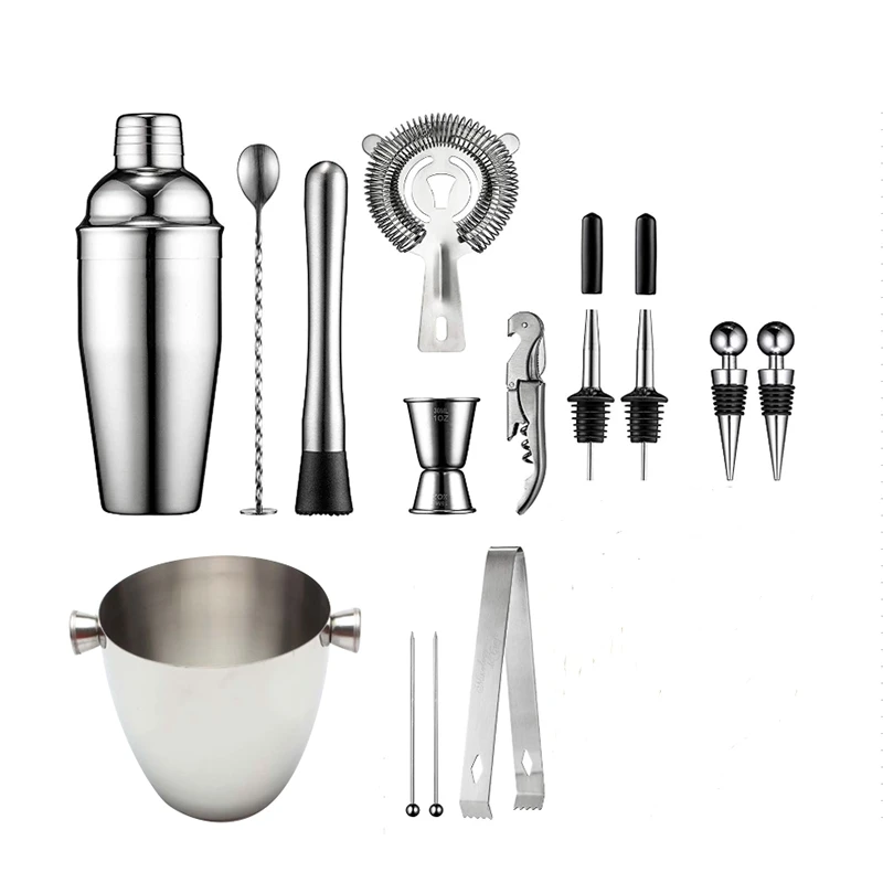 

Bar Bartender Kit - Cocktail Shaker Set Bar Tool Set for Home and Professional Bartending - Martini Shaker and Drink Mixing
