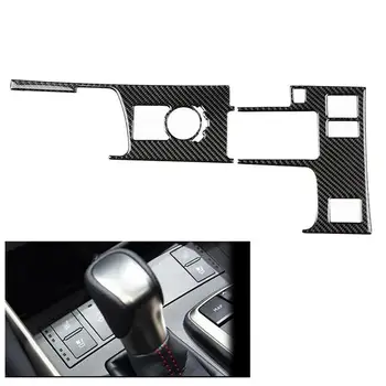 

2PCS Car Accessories Carbon Fiber Gear Shift Panel Cover Trim Frame for Lexus IS250 IS300 2013-2018 Car Styling
