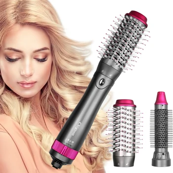 

3th Generation Hair Dryer Styler and Volumizer One Step Hot Air Brush Hair Straightener Curler Styling Tool Electric Blow Dryer