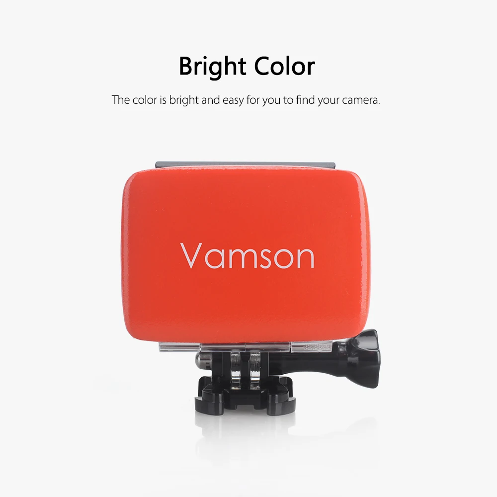 Vamson для GoPro Hero 7 6 5 поплавок Floaty коробка с клейкой анти-раковиной стикер для Go Pro Аксессуары для Xiaomi yi MIJIA VP602