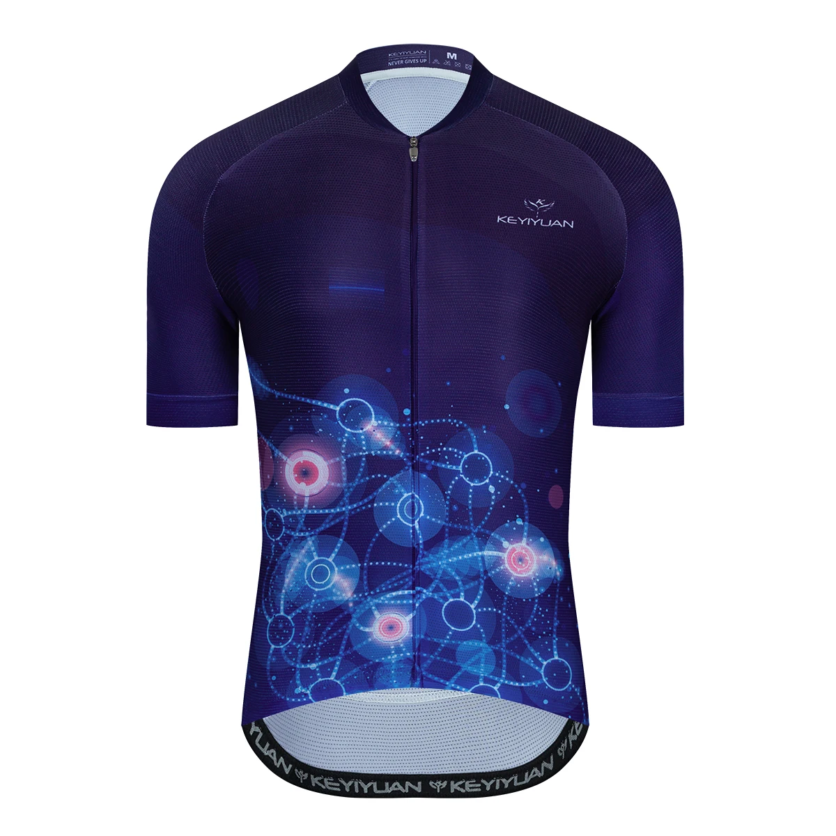 New KEYIYUAN Top Funny Cycling Jersey Men's Bicycle Team Shirt