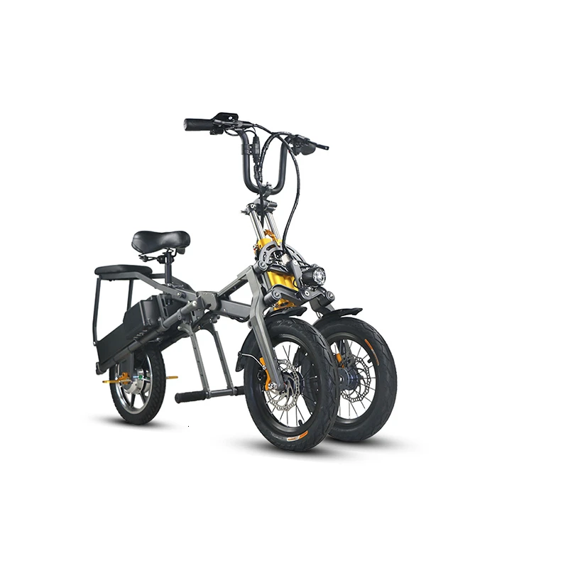 

14 inch aluminum alloy Two pieces of 48V 8AH Lithium Battery foldable e scooter adult