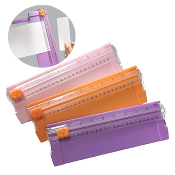 

Safe Clear Scale Office Paper Cutter Photo Trimmer Mini Portable Scrapbooking