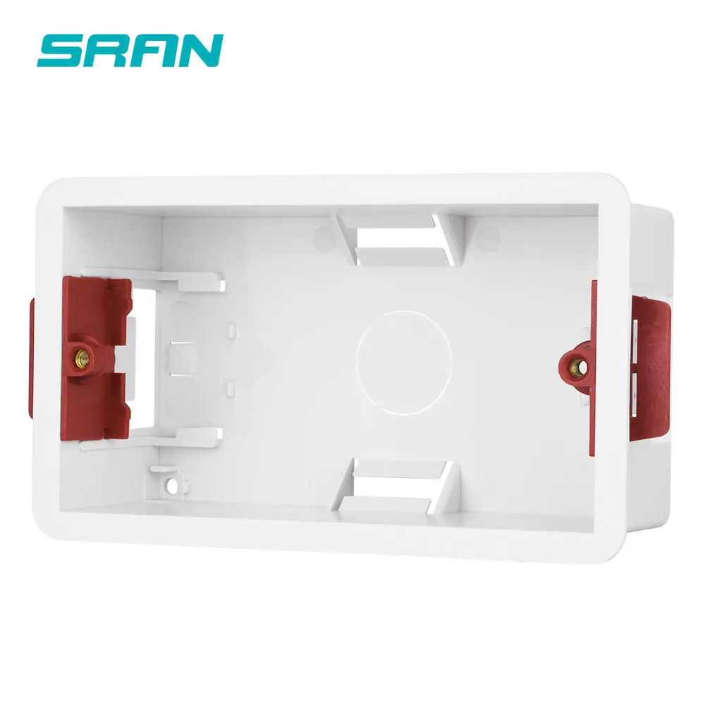 146 Type Dry Lining Box For Gypsum Board Plasterboad Drywall 47mm Depth Wall Switch BOX Wall Socket Cassette SRAN