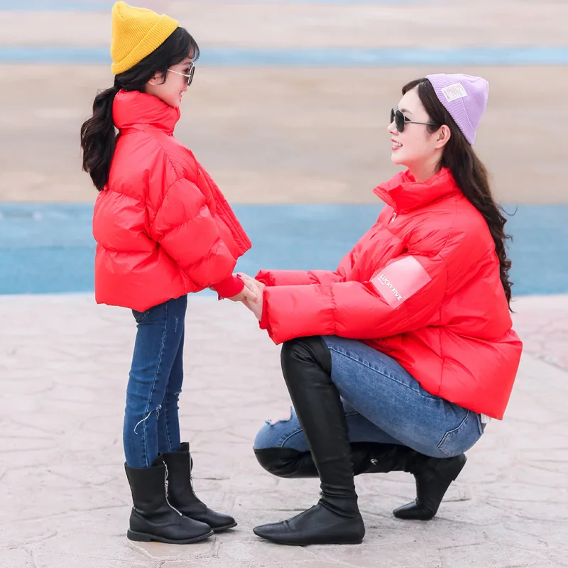 Mommy Me Outfits Clothes,Fashion Jackets Hood Fall Winter Long Sleeve Hooded for Women Baby Girls Matching Jacket Coats