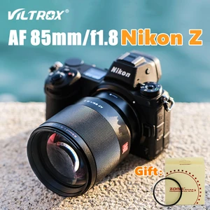 Image 1 - Viltrox 85mm f1.8 stm z lente da câmera para nikon z montagem foco automático lente fixa para nikon z5 z6 z7 z50 z7ii z6ii câmera quadro completo