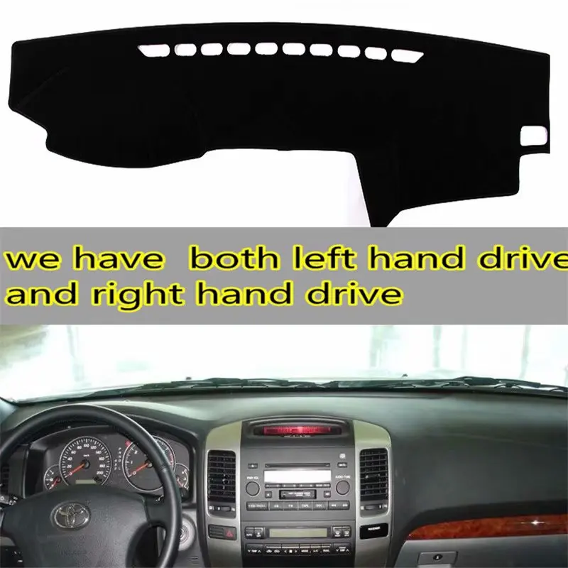 Для Toyota Prado J120 2002 2003 2004 2005 2006 2007 2008 2009 коврики для приборной панели аксессуары