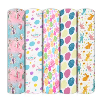 

David accessories 50*140cm/20*34cm Eeg Easter Polyester Cotton Fabric for Tissue Kids home textile for Sewing Tilda,c13675