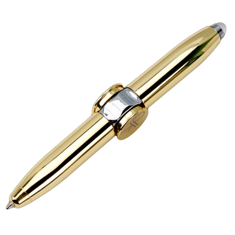 Finger Gyro Pen Metal Fidget Spinner Toy Multi-Function Antistress Spinning Pen Relief Gyroscope Decompression Toy Kids Adults