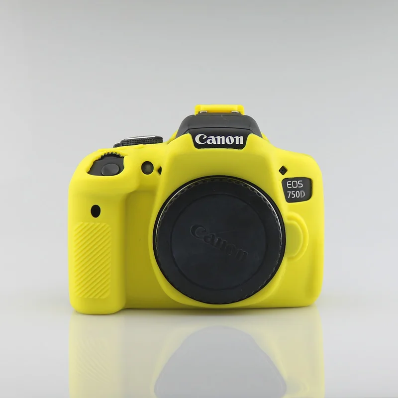 Красивый мягкий резиновый чехол для камеры DSLR Canon 750D 850D защитный силиконовый