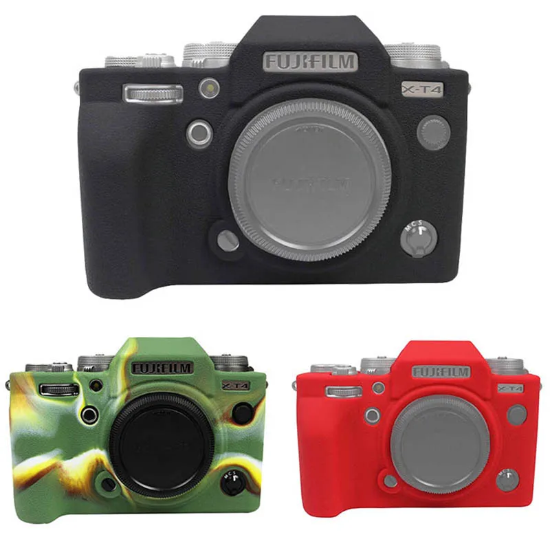 Per Fuji Fijifilm X-T4 Custodia Protettiva Per Fotocamera In Gomma Siliconica