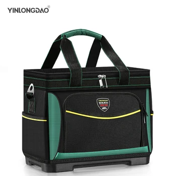 

Tool Bag Portable Electrician Bag Multifunction Repair Installation Canvas Large Thicken Tool Bag Work Pocket
