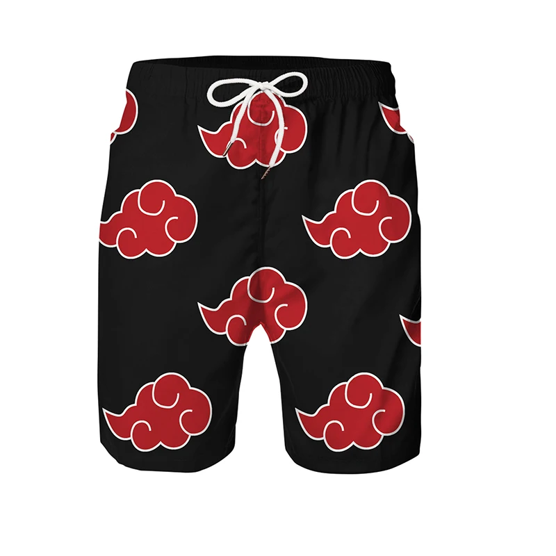 Akatsuki NARUTO Cosplay Shorts Uzumaki Naruto Costume Bleach Sports Shorts for Men Party Halloween