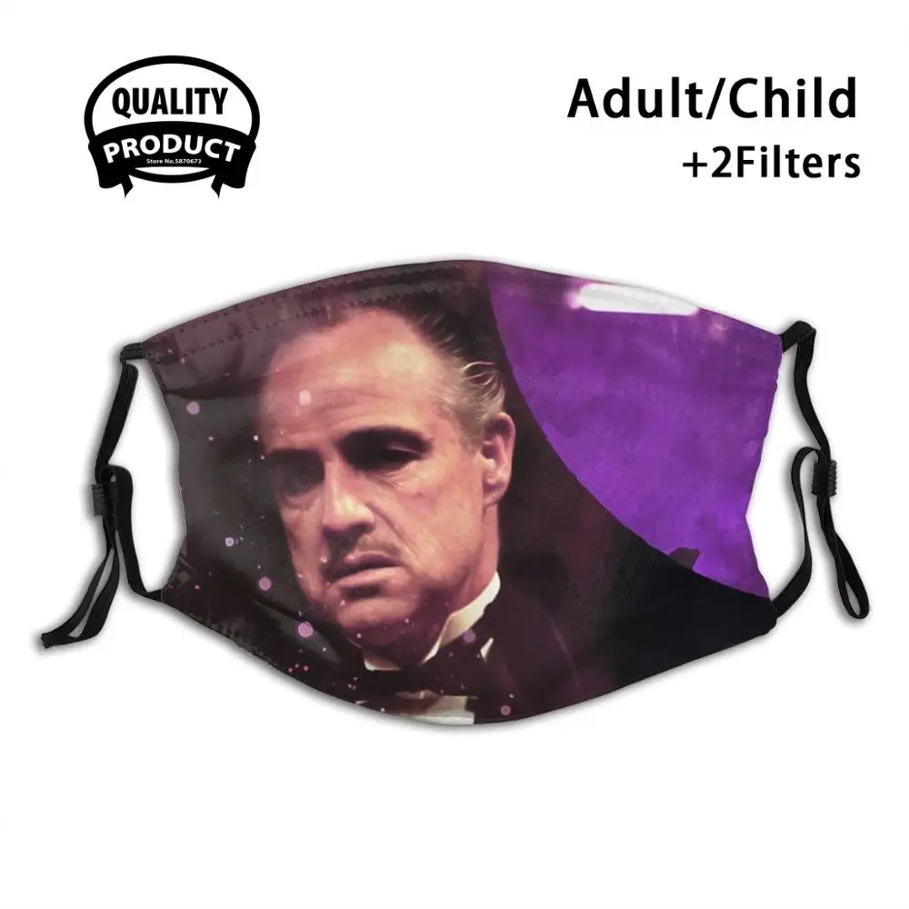 

The Cat'S Father Reusable Mouth Mask Washable Filter Anti Dust Face Masks Cat Cats Father Godfather Corleone Movie Film Cinema