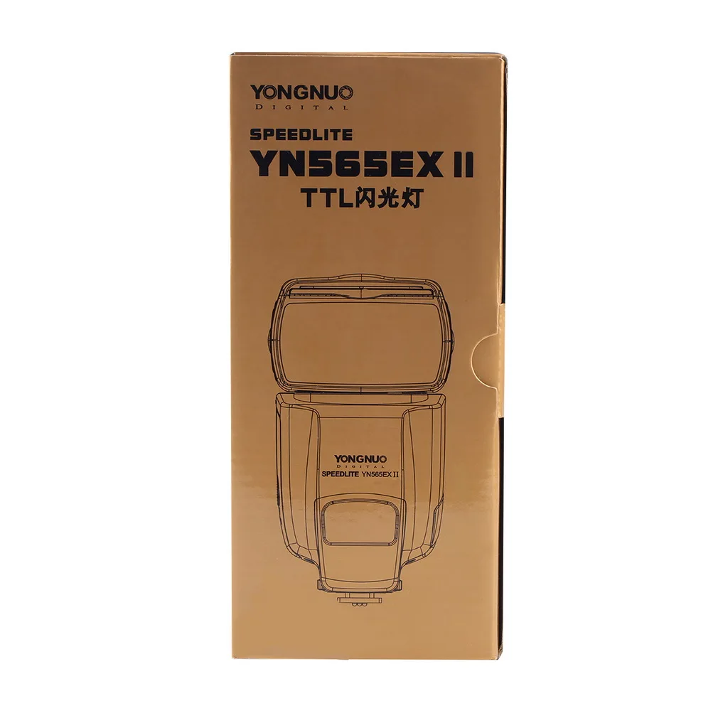 YN565EXII/C Профессиональная высокоскоростная система переработки 5600K Цветовая температура ttl вспышка для студийной камеры черный