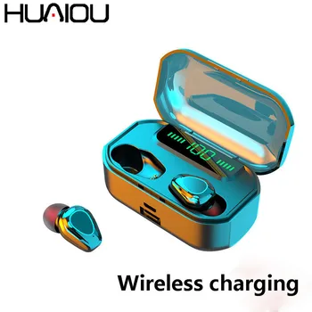 

2020 New 3500mah Bluetooth V5.0 Earphone LED Wireless Headphone Headset Earbuds TWS Waterproof Sport Earphones Headphones BY010