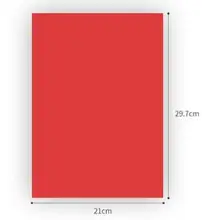 Papier Premium pour imprimante A4, blanc, noir, rouge, format de papier Compatible 210x297mm (8.3 "x 11.7") 80 gsm, 100 feuilles au total