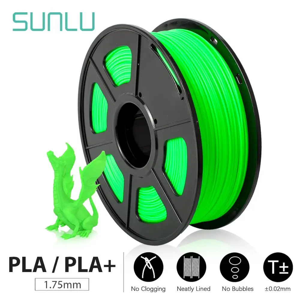 

SUNLU 3D Printer PLA/PLA PLUS Filament 1.75mm 1kg With Full Color And Top Quality For Special Doodling Gifts DIY 3D Printing