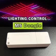 DMX управление LER USB диско светильник сценсветильник освещение LED DMX интерфейс профессиональное управление светом M5 ключ и программное обеспе...