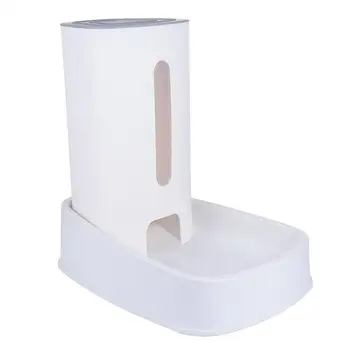 

Automatic Dogs Feeder Pet Feeder Food Bowl Pet Food Container Plastic Pet Food Feeding Automatic Pet Food Feeder For Dogs Cat