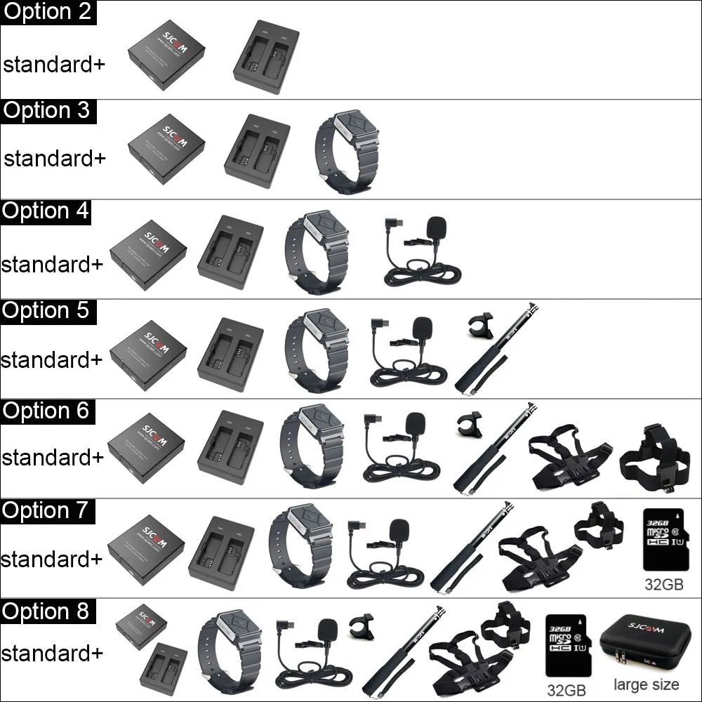 Экшн камера SJCAM SJ4000X 4K Wi Fi сенсорный экран 2 33 дюйма 1080P|Экшн-камеры| |