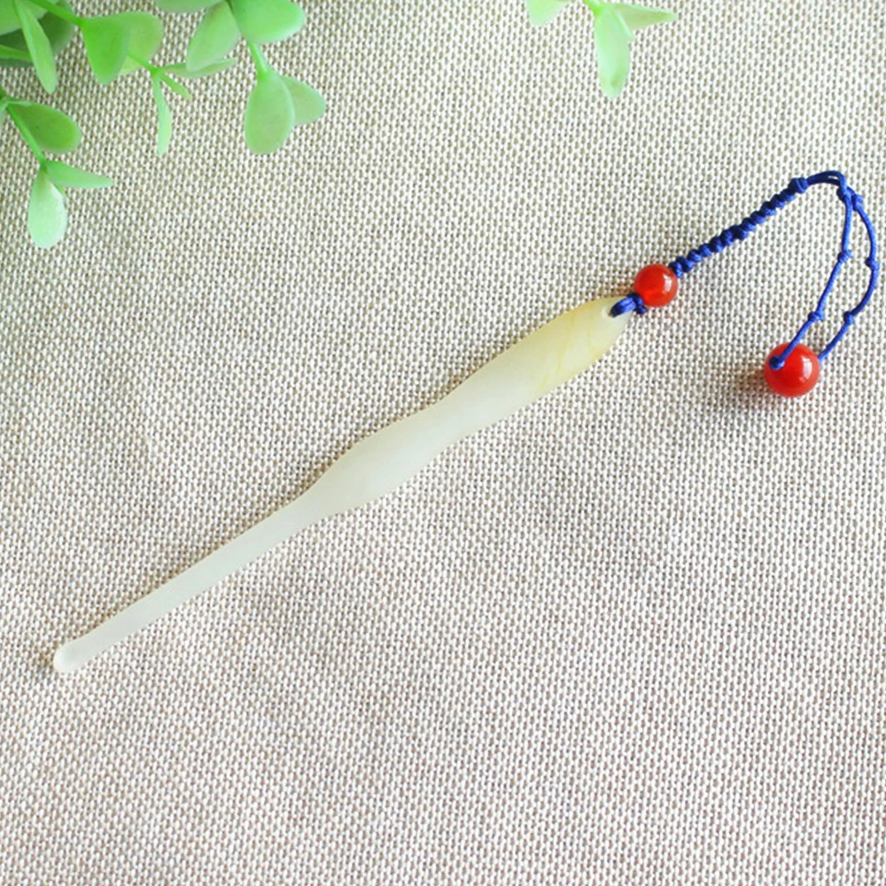 HIMABM 1 шт. ушной Воск палочки ers Hetian Jade Ear pick средство длоя удаления воска Curette Ear pick Cleaner Ear Cleaner ложка уход за ушами инструмент для очистки ушей