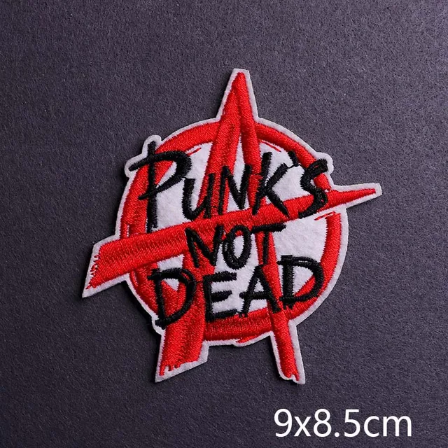 Hip-hop Rock/Music Patch Iron On Patches For Clothing Thermoadhesive Patches On Clothes Embroidery Patch Punk Joker Stickers PE5121CT