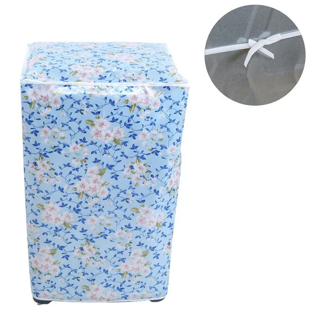 

Waterproof Washing Machine Cover Dustproof Zipper Cover Anti-dust Washing Machine Protector Home Supplies