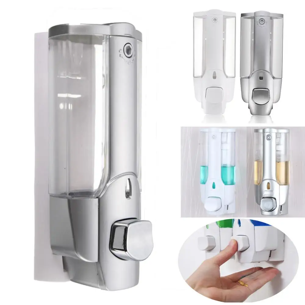 350ml Hand Soap Dispenser Wall Mount Shower Liquid Dispensers Containers With Lock For Bathroom Washroom soap dispenser pump |
