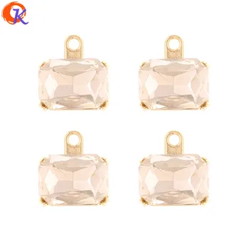 

Cordial Design 100Pcs 14*15MM Jewelry Accessories/Earrings Connectors/DIY Making/Crystal Charms/Hand Made/Earring Findings