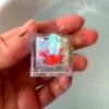 8Pcs Kids Bathing Luminous Ice Cubes Cute Animal Print Colorful LED Light Toys 5