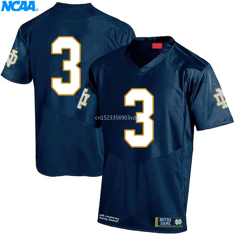 New Arrival High Quality Jerseys Joe Montana#3 College Limited T-shirt Jerseys S-XXXL