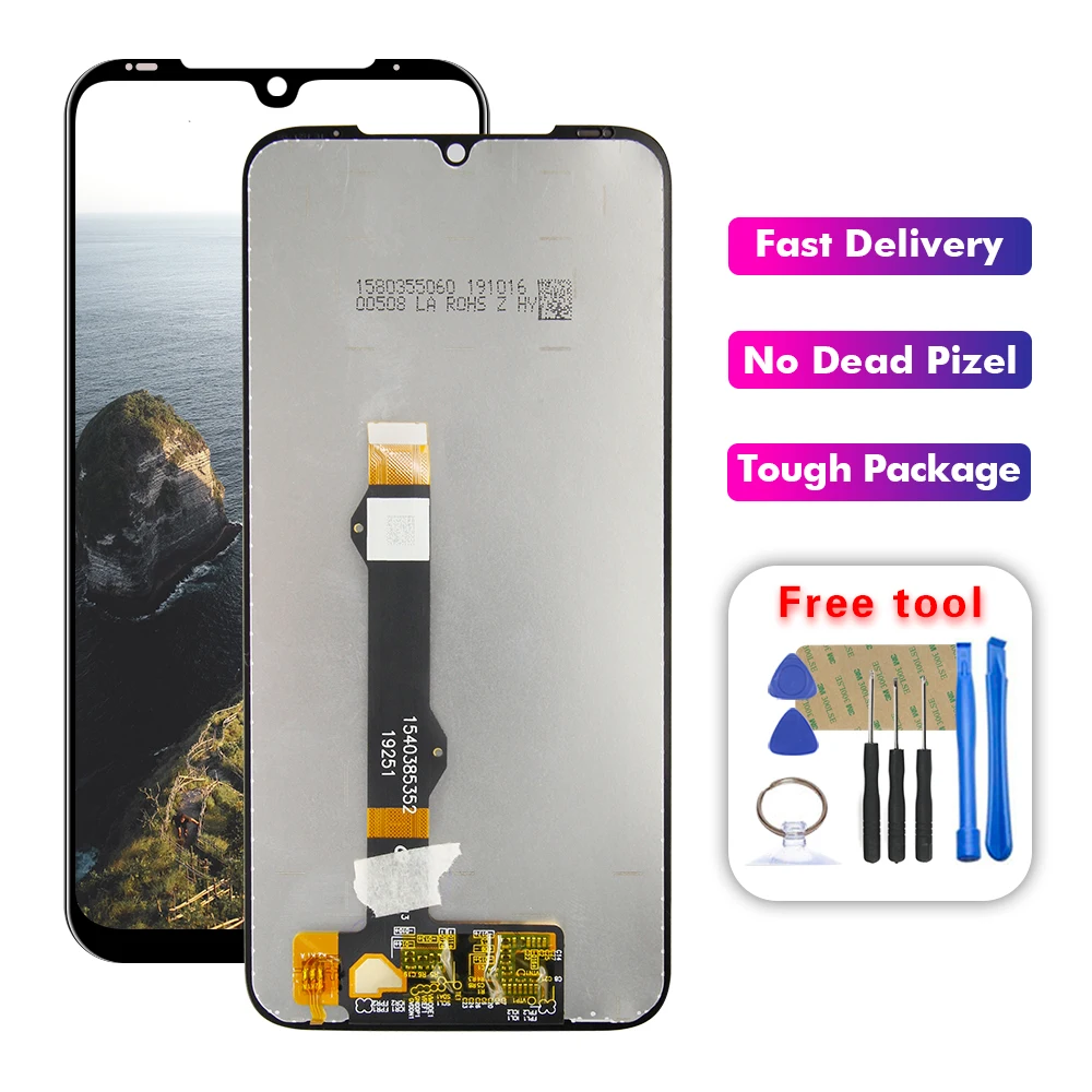 

For Motorola moto g8 play G8 plus LCD Display Touch Screen XT2019 xt2015 Digiziter Assembly Replacement