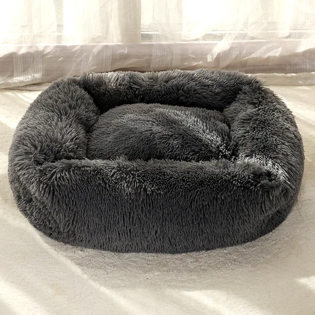 Tapis de couchage d hiver pour chiens et chats lit carr en peluche doux et