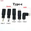 1x USB Type C 5.5 * 2.1 mm  female to 5.5X2.1 / 4.8 * 1.7 mm Micro USB male For iphone plug Laptop PC DC Power Adapter connector ► Photo 1/6