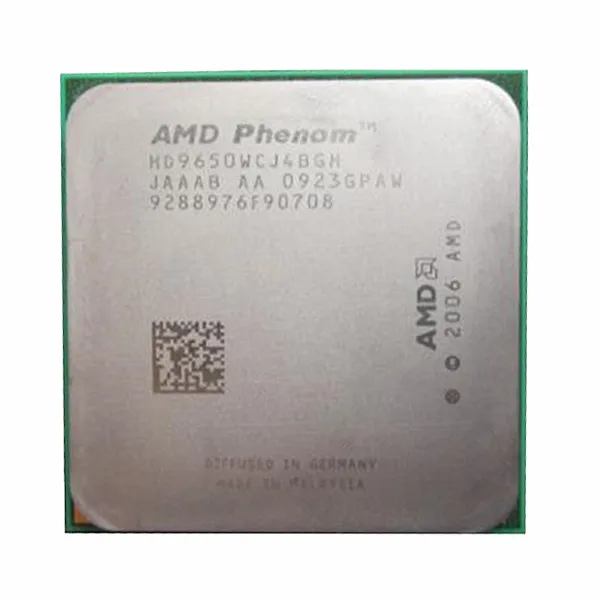 AMD Phenom X4 9650 Процессор процессор Quad CORE (2 3 ГГц/2 м/95 Вт/2000 ГГц) Разъем am2 + бесплатная