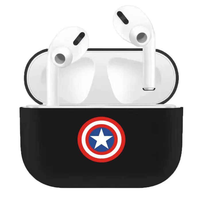 2 Чехол с героями мультфильмов Marvel для Apple AirPods Pro, Защитная крышка с милой пандой и Бэтменом для AirPodsPro, bluetooth-наушники - Цвет: 2