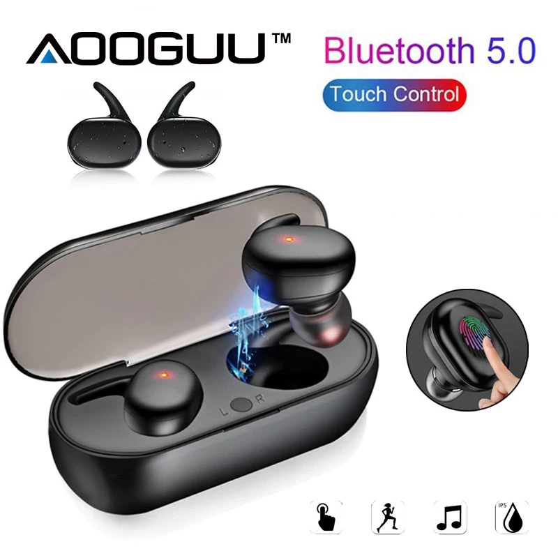 

Y30 TWS Wireless Earphone 5.0 Headphones Noise Cancelling Headset Stereo Sound Music In-ear Earbuds For Android IOS Smart Phone
